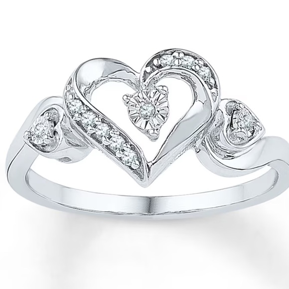 💍Kay Diamond Heart Ring 1/20 ct💍 - Picture 1 of 5
